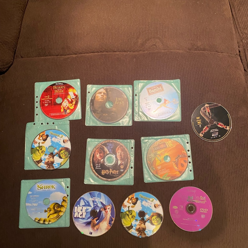 Disney\DVD movie Lot